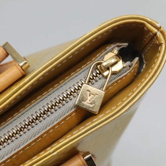 LOUIS VUITTON Monogram Vernis Houston Hand Bag Gris M91053 LV Auth hk2532 - Picture 10 of 16